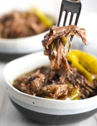 Instant Pot Italian Beef Recipe #ASpicyPerspective #pressurecooker #keto #lowcarb #paleo