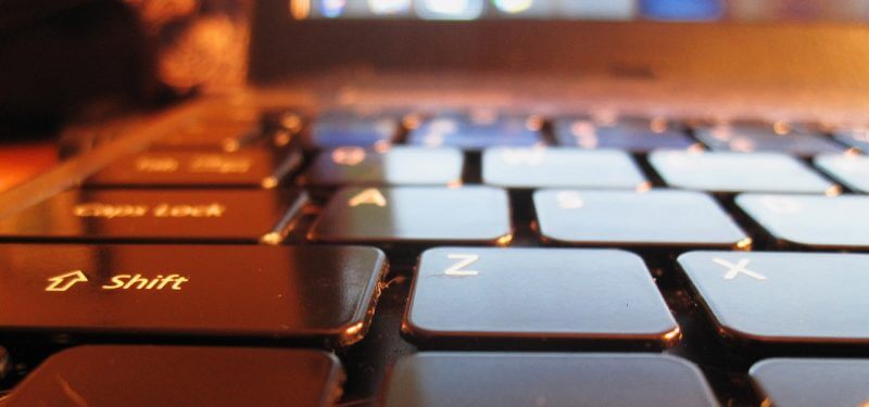 Keyboard closeup